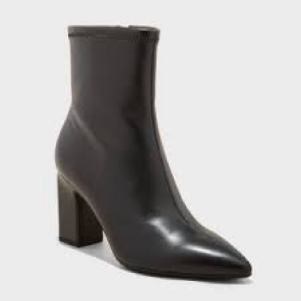NWT A New Day Black Ankle Booties